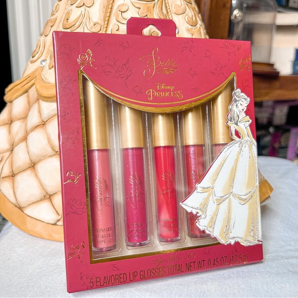 Disney | Makeup | Disney Beauty And The Beast Belle Lip Gloss Set ...
